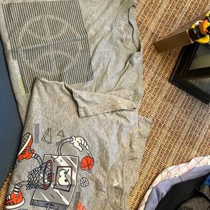 Gray t-shirts